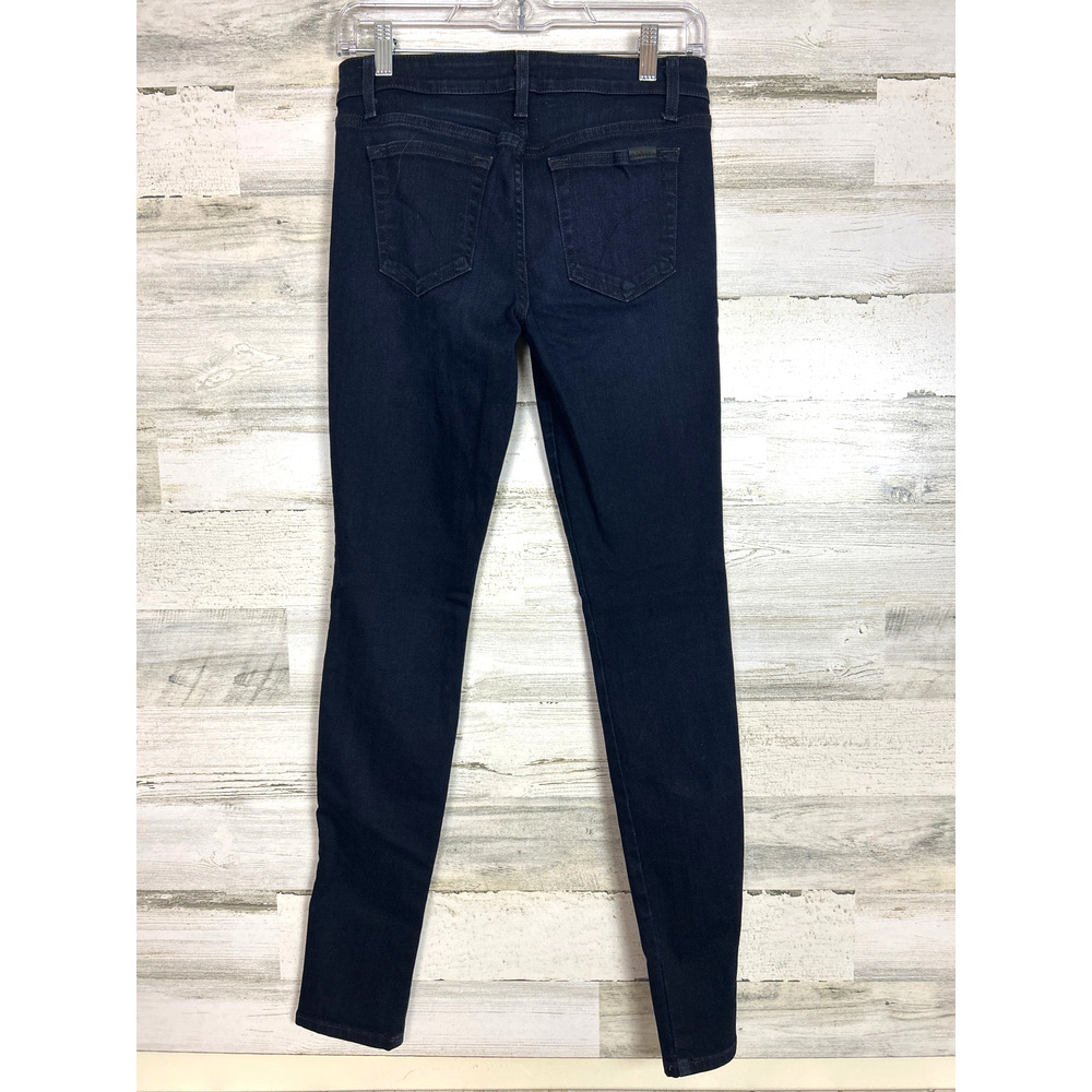 Joe's Womens 26 Dark Wash Skinny Ankle Jeans Stretch Mid Rise Denim Casual - Picture 3 of 5